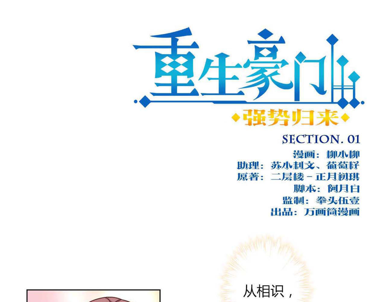 重生豪门之强势归来 第1话 第1页
