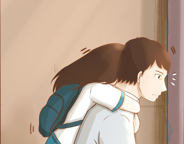 贫穷父女 第6话 第一天上学爸爸居然…… 第38页