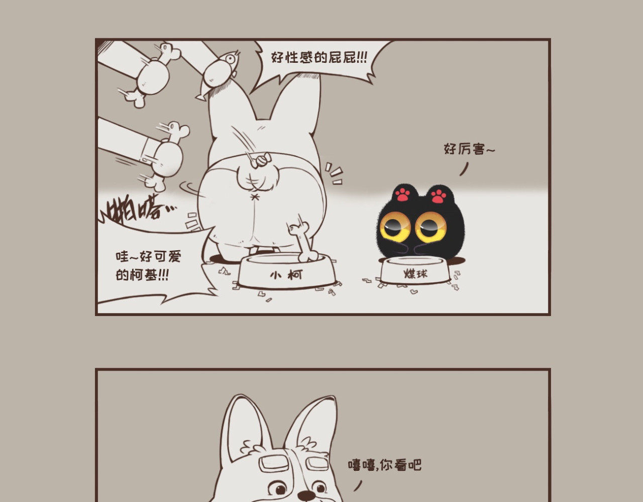 早啊，煤球 晚安，煤球 第2页