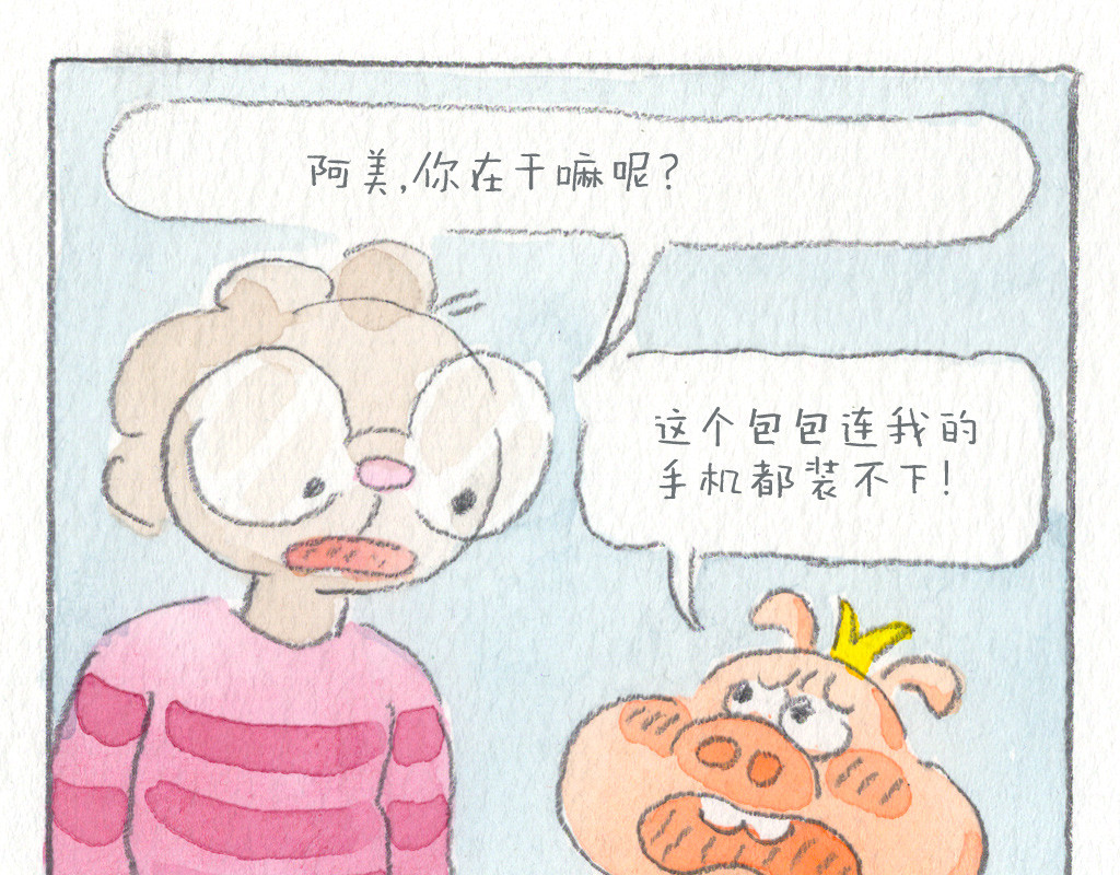 阿美是只猪 实用的包包 第16页