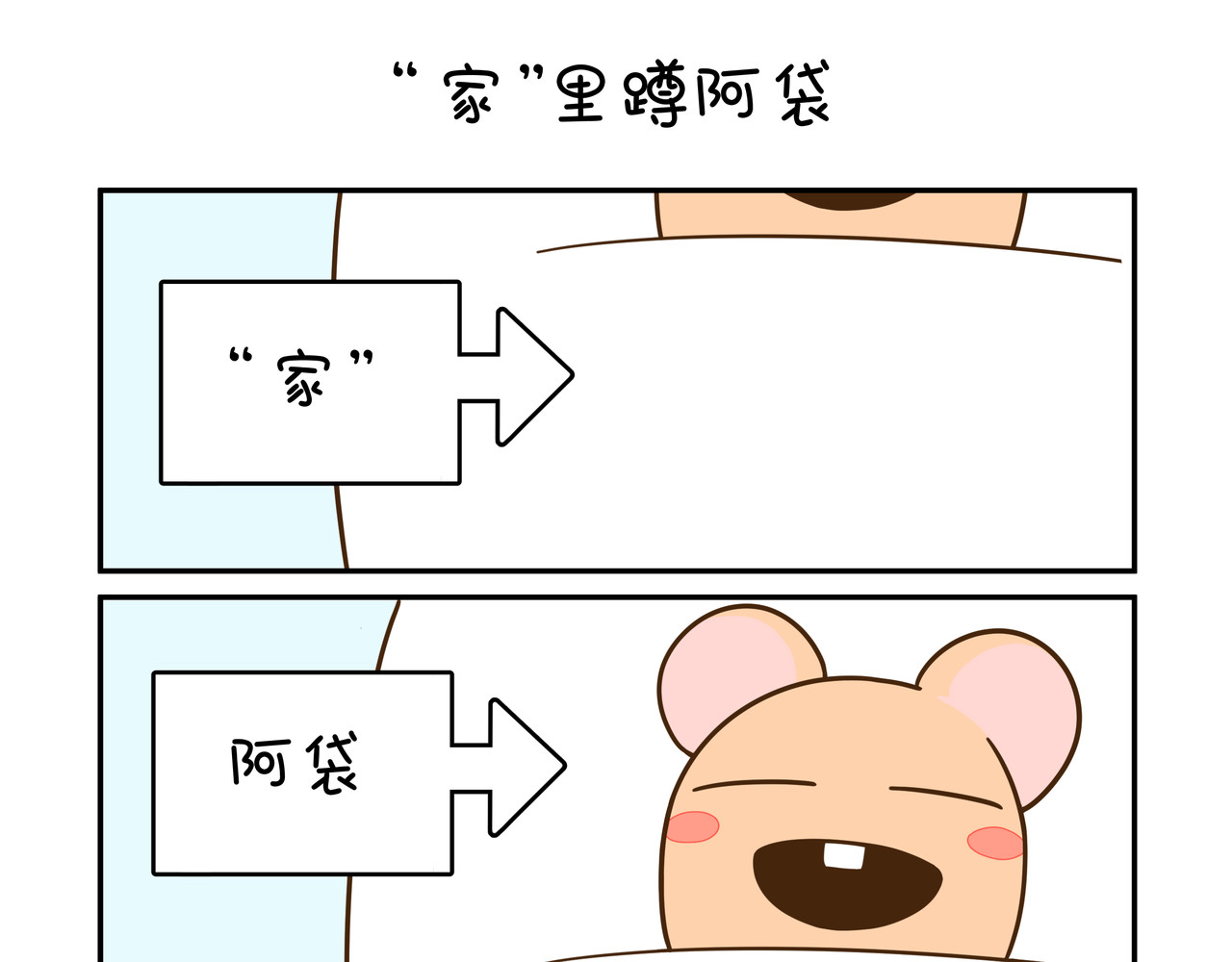 家里蹲阿袋 怕生的阿袋 第9页