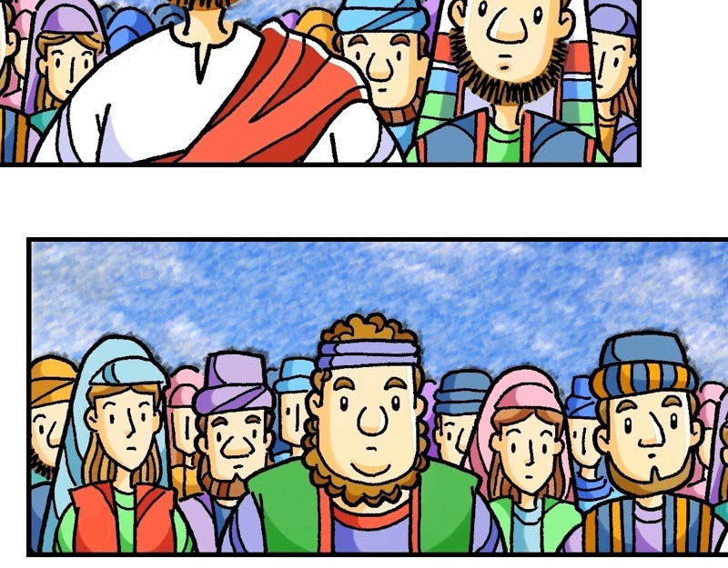 漫画马太福音 第03章：约翰为耶稣施浸 第23页