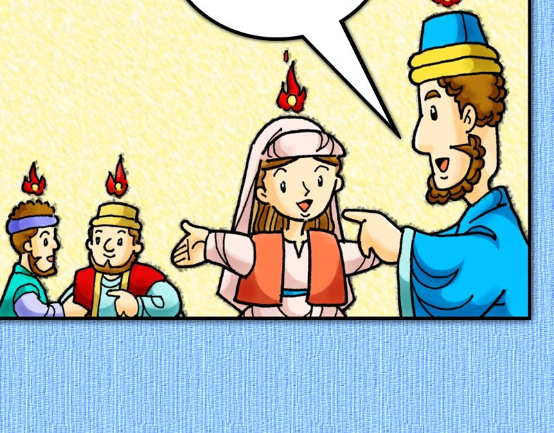 漫画使徒行传 第02章：五旬节圣灵降临 第14页