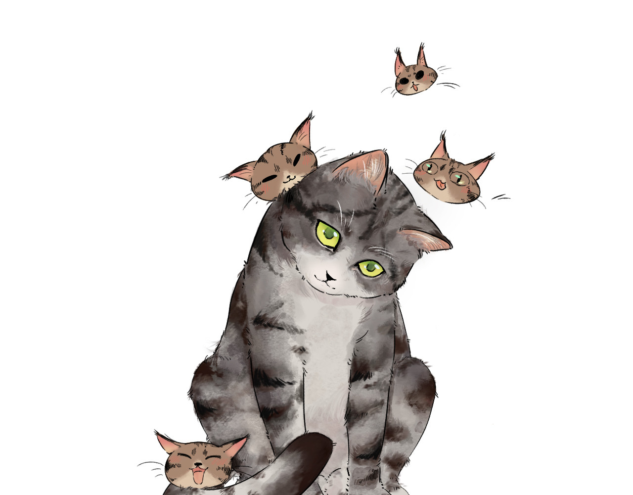 五只猫 6.奇怪的客人 第1页