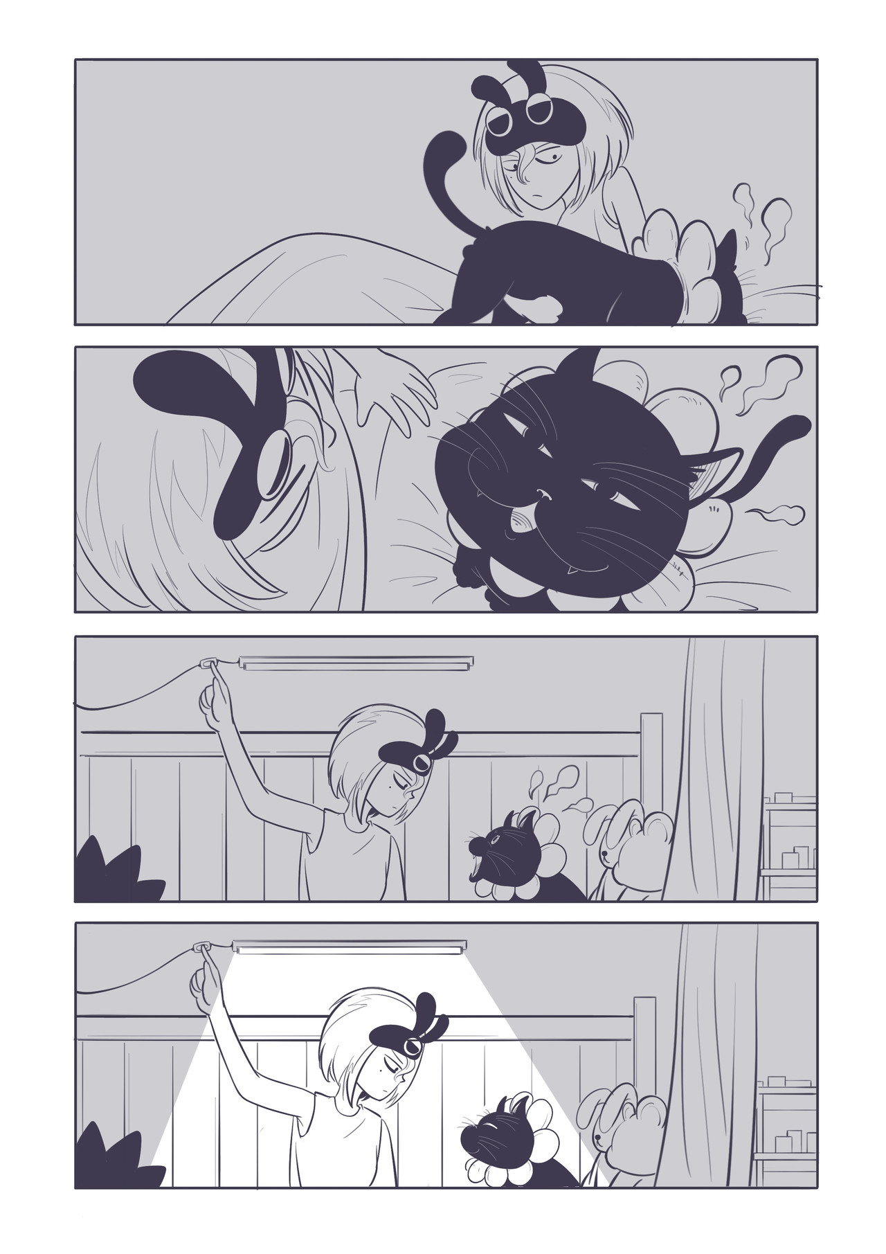 失眠少女对床过敏 4.怕黑的黑猫 第3页