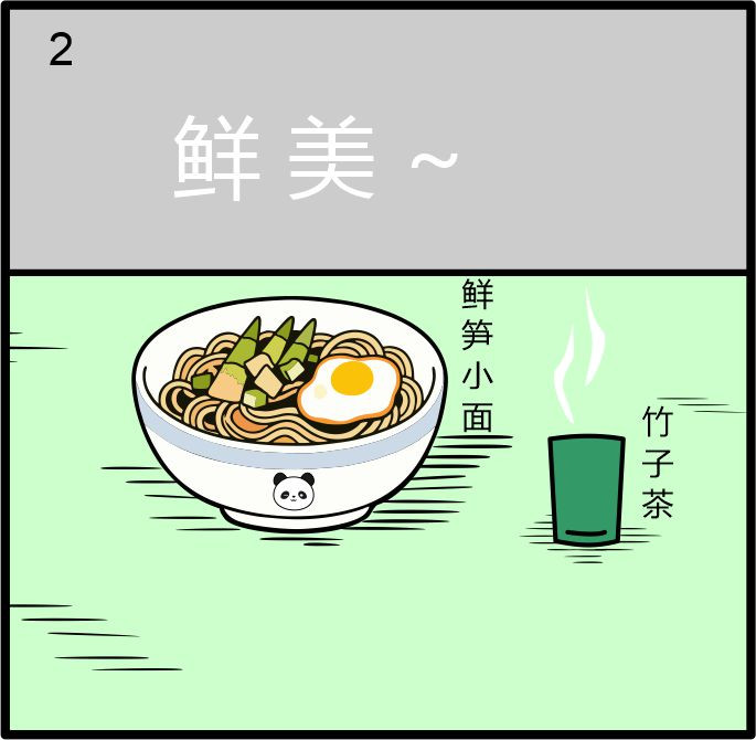 小不点日记 第二章 鲜笋小面与闲聊 第2页