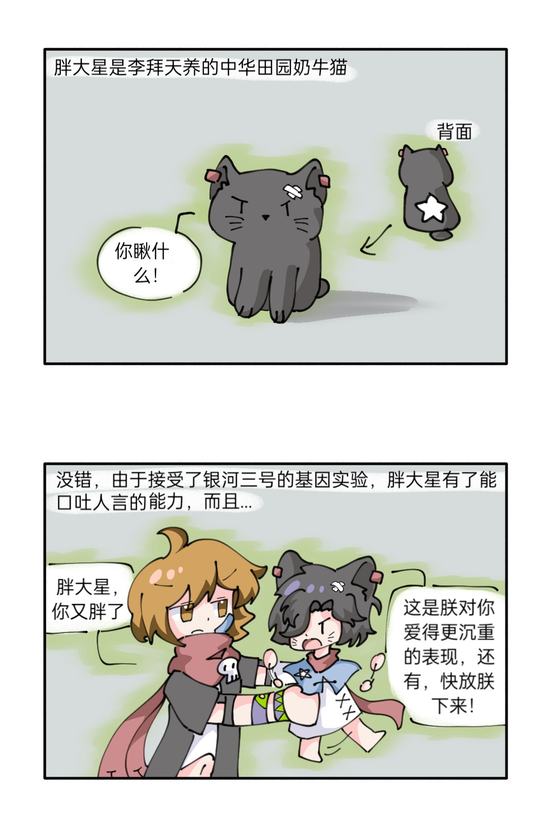 ［李非同人］银河三号实验日志 第三话：胖大星是只猫 第2页